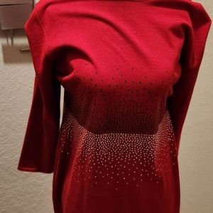 Calvin Klein beaded dress.